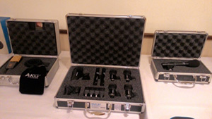 Mics AKG: presença no evento (Divulgação)